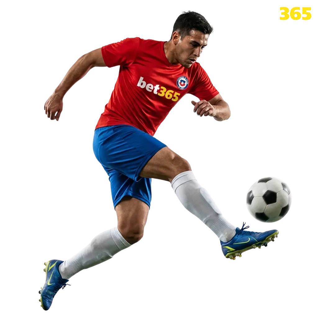 Bet365 Chile football betting interface showing live matches, competitive odds, and diverse betting markets