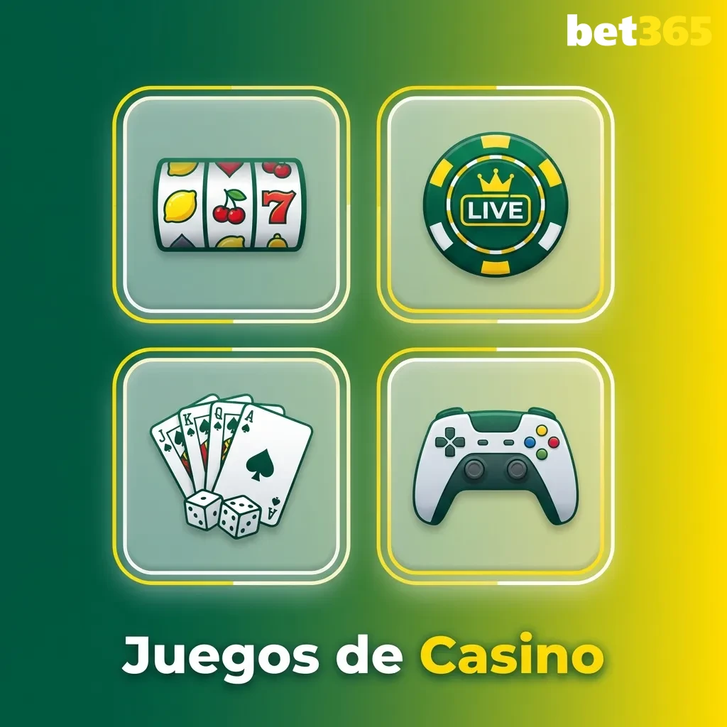 Casino digital con más de 500 juegos: tragamonedas, ruleta, blackjack, póker, baccarat y casino en vivo con crupieres