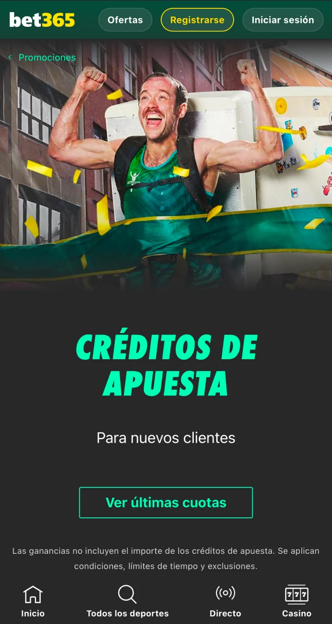 Activa el bono de bienvenida de Bet365 para que tus juegos de casino sean aún más gratificantes.