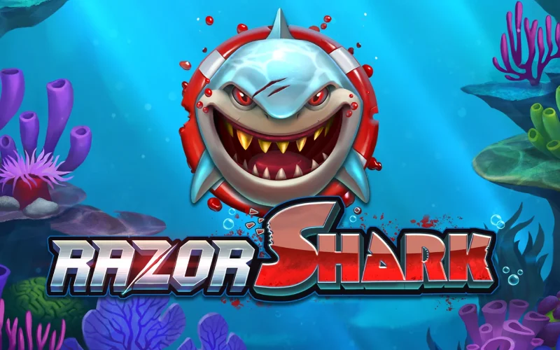 Sumérgete en las profundidades del océano en busca de tesoros entre tiburones en el juego Razor Shark en Bet365 Casino.